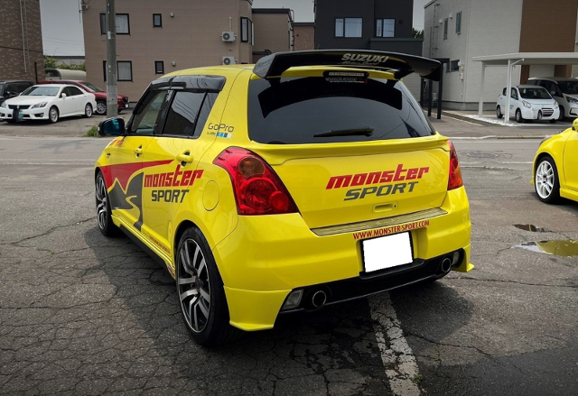 Rear exterior of ZC31S SUZUKI SWIFT SPORT.