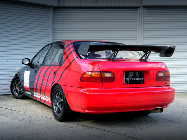 Rear exterior of EG9 CIVIC FERIO SiR.