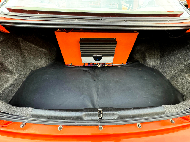 Trunk space.