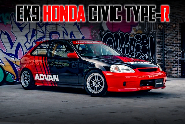 ADVAN RACING painted EK9 CIVIC TYPE-R.