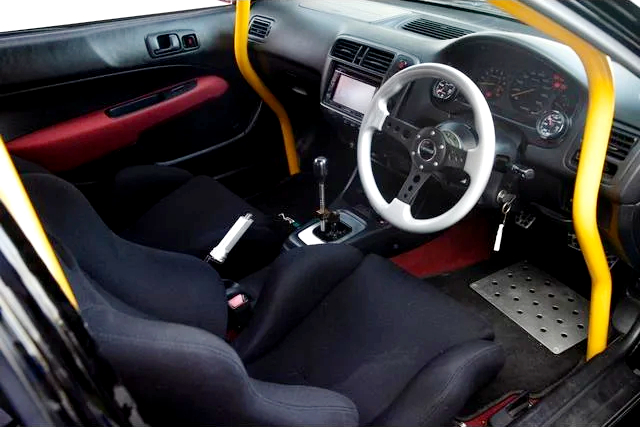 Interior of EK9 CIVIC TYPE-R.