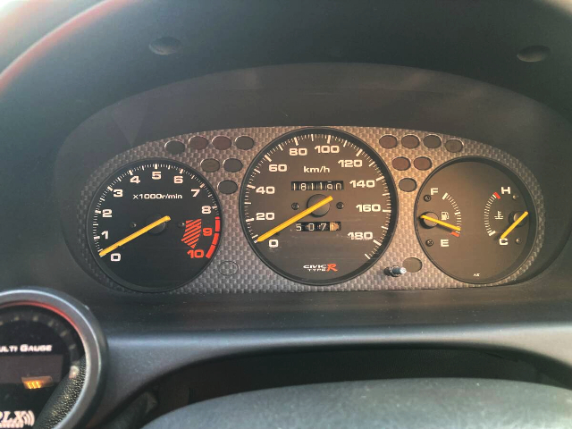 Speed cluster of EK9 CIVIC TYPE-R.