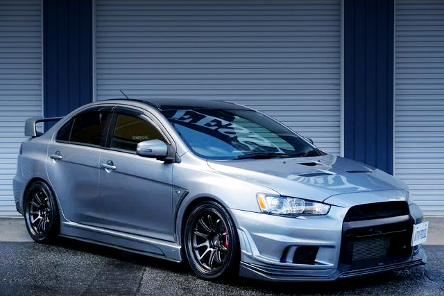 Front exterior of LANCER EVOLUTION FINAL EDITION.