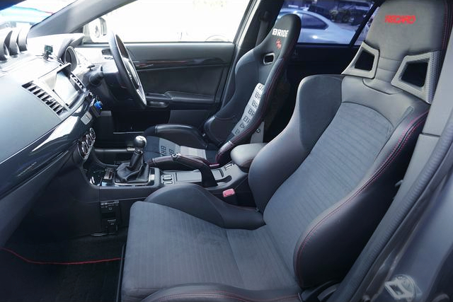 Interior seats of LANCER EVOLUTION FINAL EDITION.