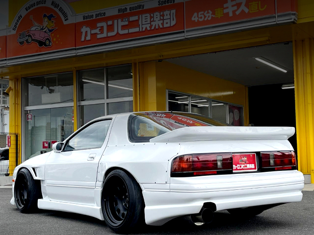 Rear exterior of WIDEBODY FC3S SAVANNA RX-7 GT-R.