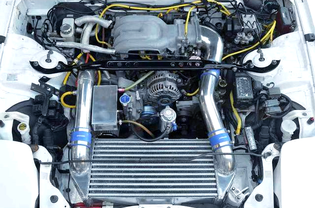 13B side-port with IHI RHX6 single turbo.