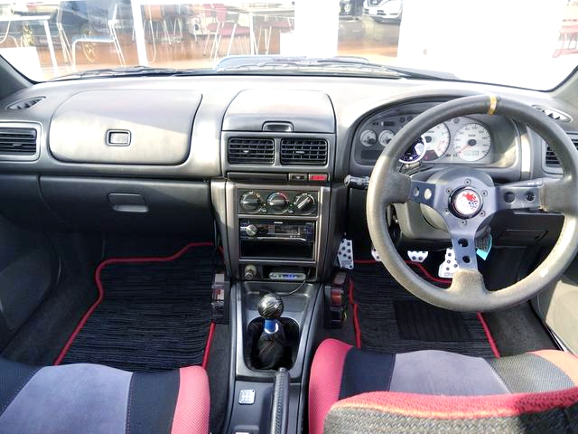 Interior of GC8 IMPREZA WRX TYPE-R STi VERSION 6.