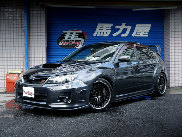 Front exterior of GRB IMPREZA HATCHBACK WRX STI.