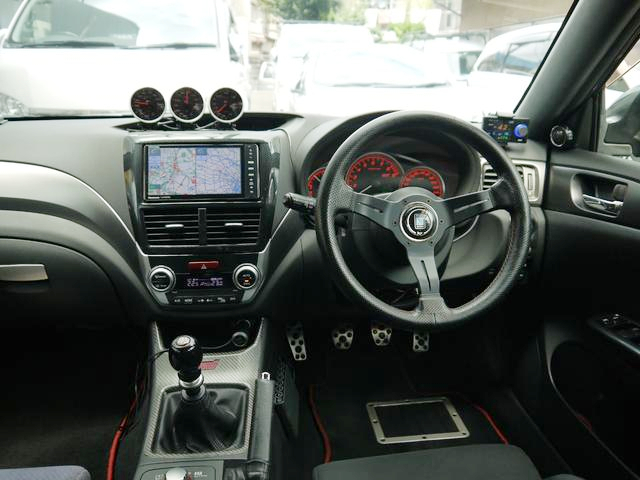 Dashboard of GRB IMPREZA HATCHBACK WRX STI.