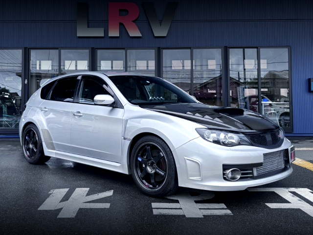 Front exterior of GRB IMPREZA HATCHBACK WRX STI.