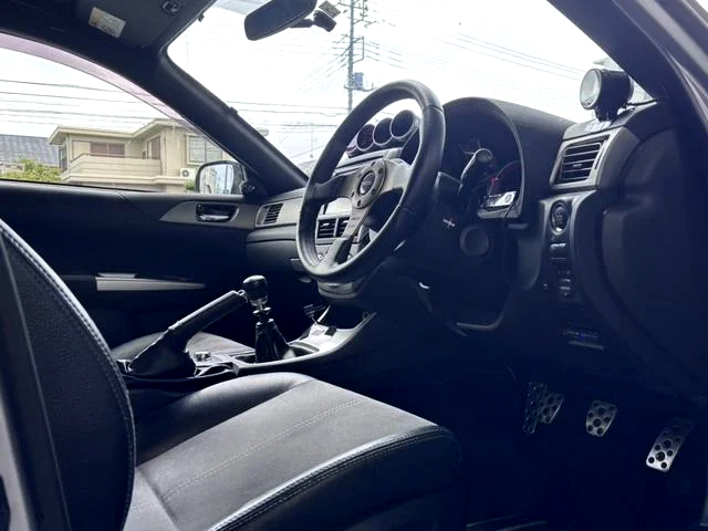 Interior exterior of GRB IMPREZA HATCHBACK WRX STI.