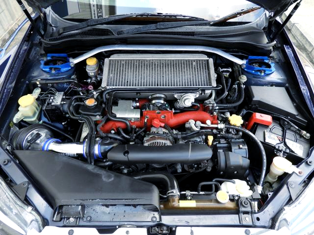 EJ207 boxer turbo engine.