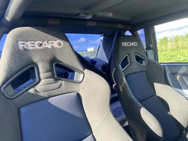 RECARO seats and Roll cage.