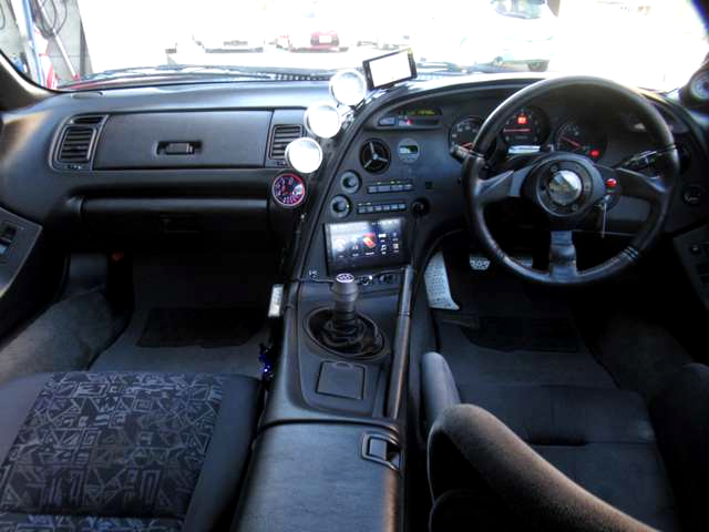 Interior of JZA80 SUPRA SZ with T78 turbo.