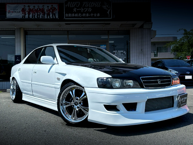 Front exterior of WIDEBODY JZX100 CHASER TOURER-V.