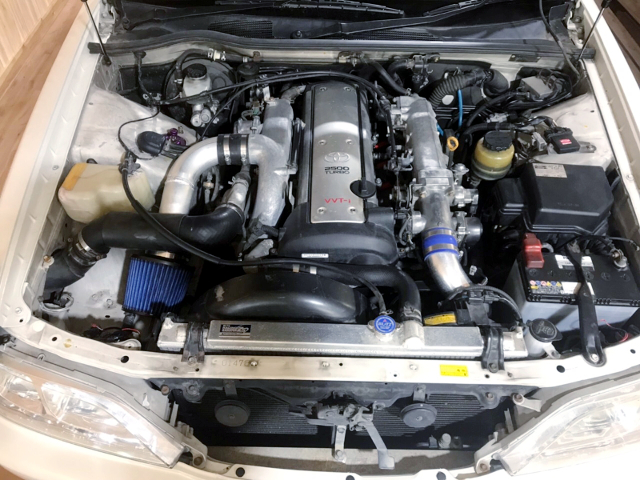 VVT-i 1JZ-GTE engine with GT2835 turbo.