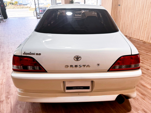 Rear exterior of JZX100 CRESTA SUPER 2.5 LUCENT.