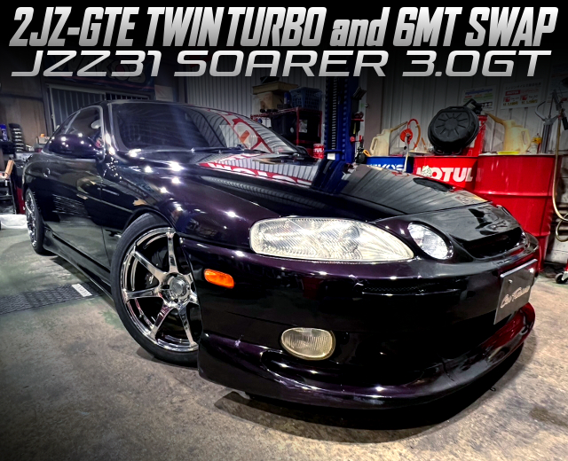 2JZ-GTE TWIN TURBO and 6MT swapped JZZ31 SOARER 3.0GT.