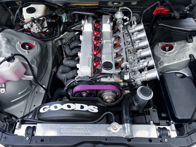 2JZ 3.0L with Individual Throttle bodies.