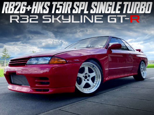 HKS T51R SPL turbocharged R32 GT-R.