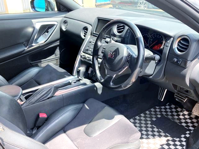 Interior of R35 NISSAN GT-R.