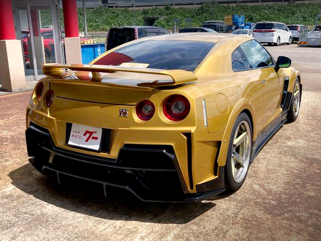 Rear exterior of R35 NISSAN GT-R.