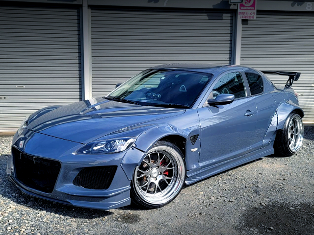 Front exterior of WIDEBODY MAZDA RX-8 TYPE-S.