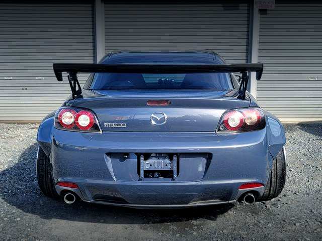 Tail lights of WIDEBODY MAZDA RX-8 TYPE-S.