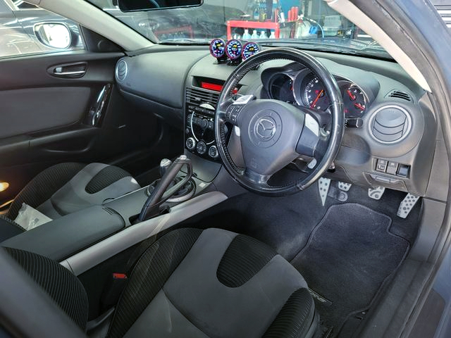 Interior of WIDEBODY MAZDA RX-8 TYPE-S.