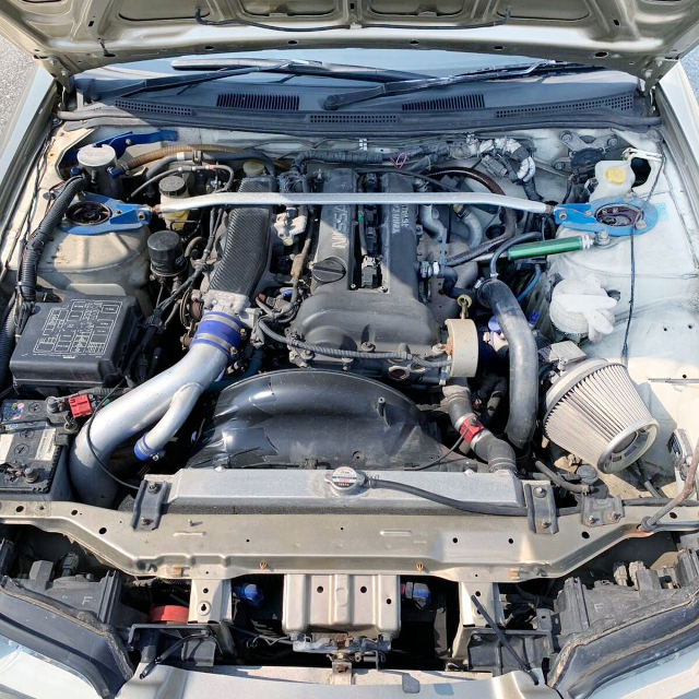 SR20DET turbo engine.