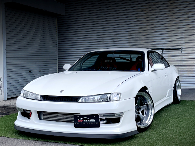 Front exterior of ORIGIN Labo WIDEBODY S14 SILVIA Ks.