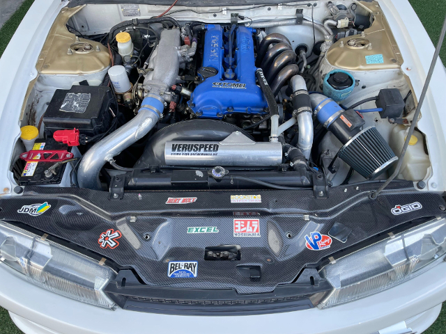 SR20DET turbo engine.