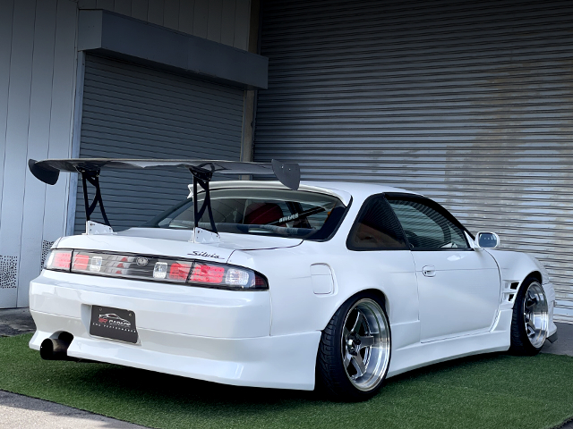 Rear exterior of ORIGIN Labo WIDEBODY S14 SILVIA Ks.