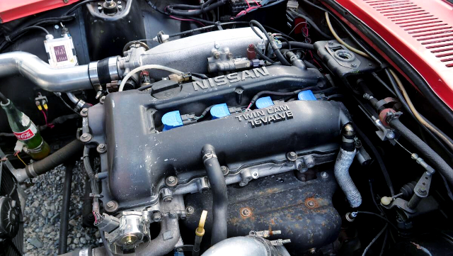 SR20DET turbo engine.