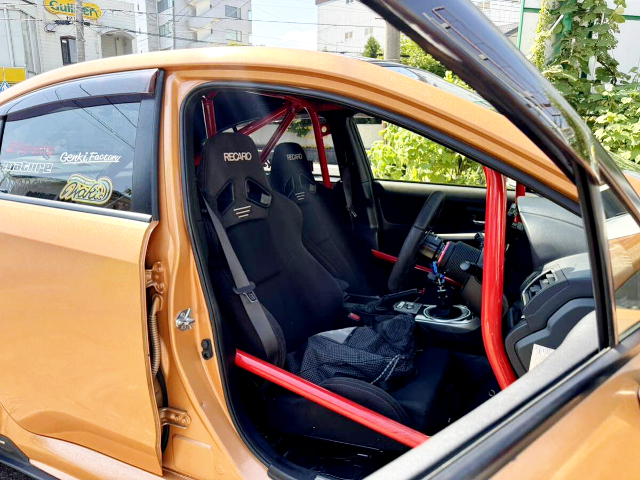 Interior of SUBARU WRX STI TYPE-S.