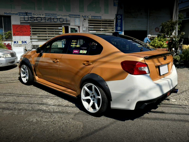 Rear exterior of SUBARU WRX STI TYPE-S.