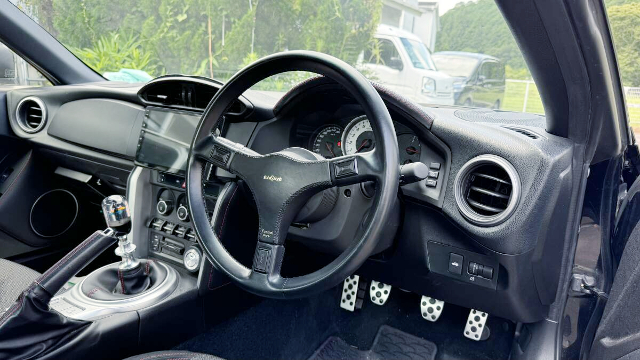 Interior of TOYOTA 86GT with ITBs.