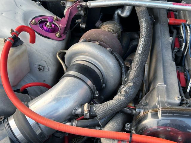 Aftermarket turbocharger on 1JZ-GTE