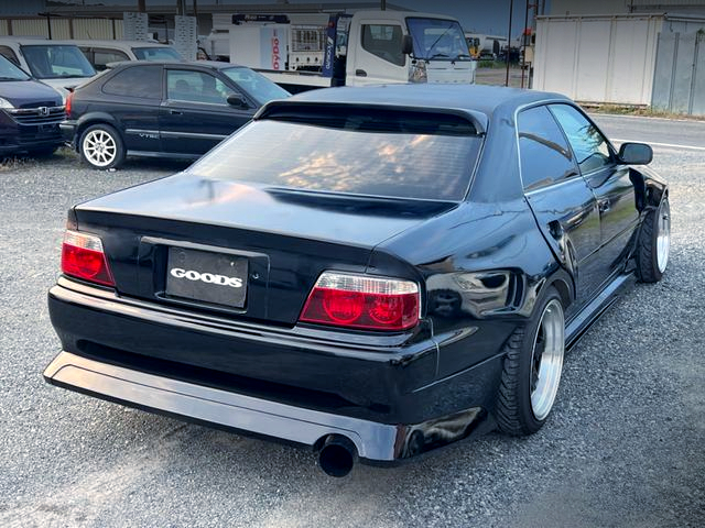 Rear exterior of KAZAMA WIDEBODY JZX100 CHASER TOURER-V.