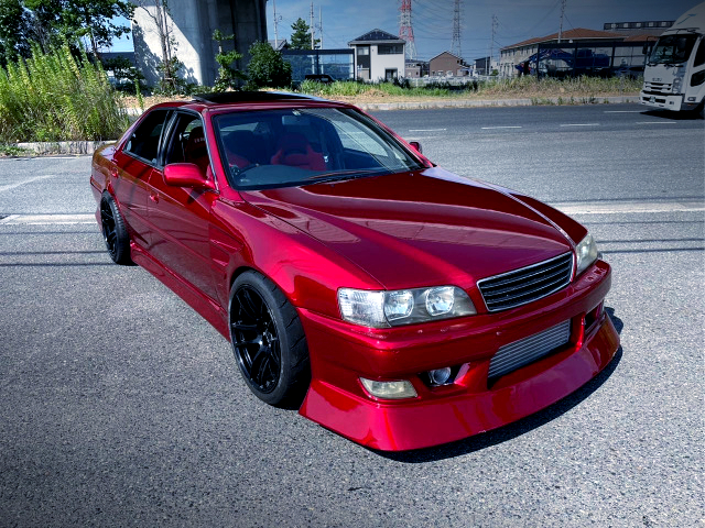 Front exterior of JZX100 CHASER TOURER-V.