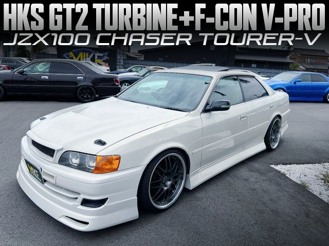 HKS GT2 TURBINE and F-CON V-PRO in the JZX100 CHASER TOURER-V.