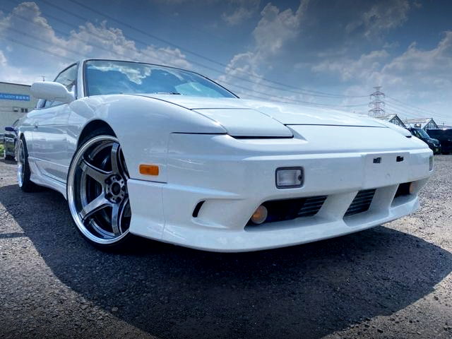 Front exterior of NISSAN 180SX.