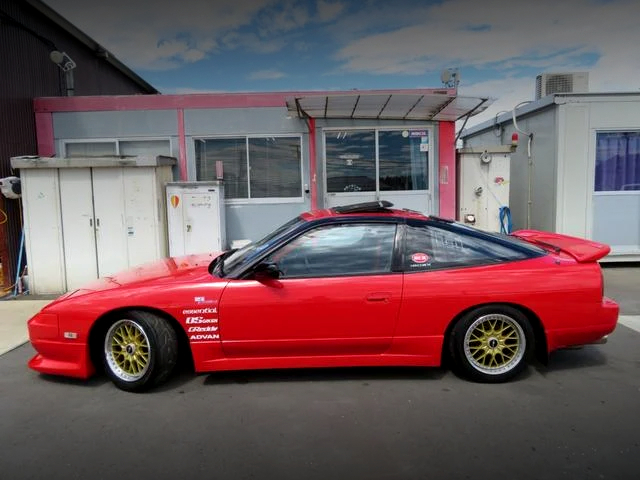 Side exterior of NISSAN 180SX TYPE-3.