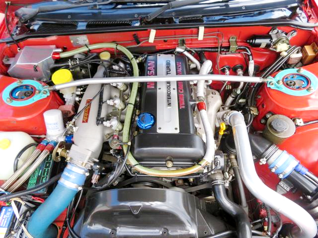 SR20DET turbo engine.