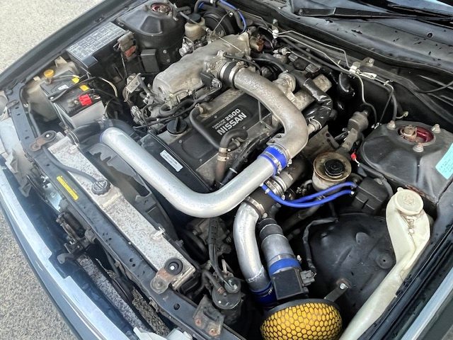 RB25DET turbo engine.