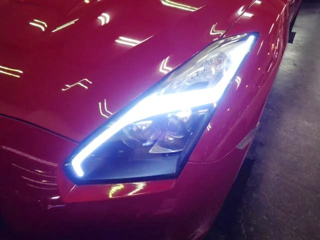 R35 GT-R headlight.