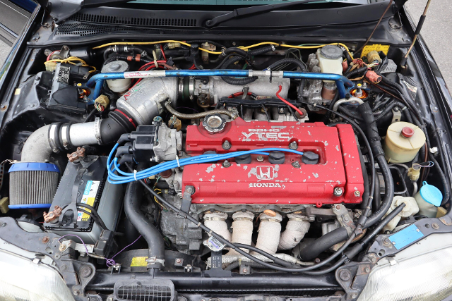 B18C VTEC engine.