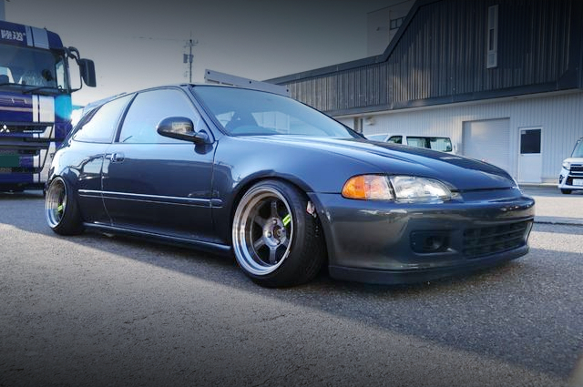 Front exterior of STATIC EG6 CIVIC SiR 2.