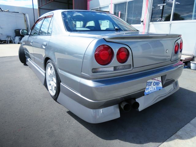 Rear exterior of URAS Bodied ER34 SKYLINE 4-DOOR.