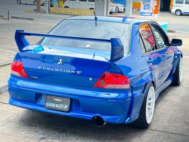 Rear exterior of WIDEBODY LANCER EVOLUTION 7 GSR.